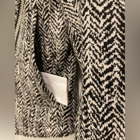 Theory Joean Parcel Houndstooth Blazer Jacket Sz 4 - Picture 7 of 13